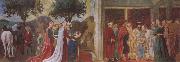 Piero della Francesca Adoration of the Holy Wood and the Meeting of Solomon and the Queen of Sheba oil on canvas